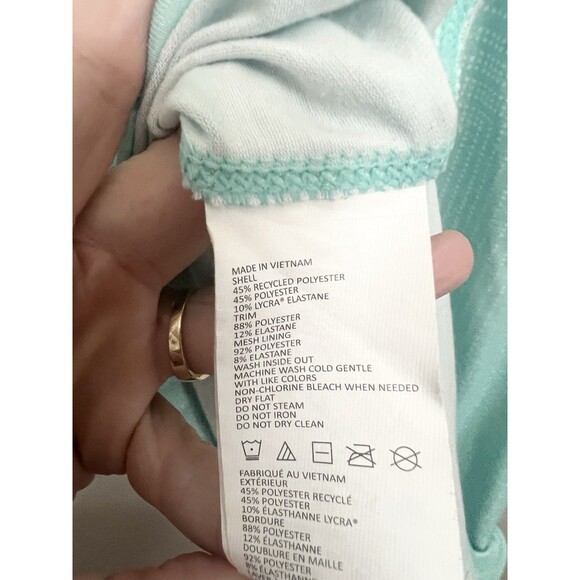 Prana Cantine Dress Blue Green  Synergy Size Small Built In Bra Outdoor Hike - Picture 5 of 9